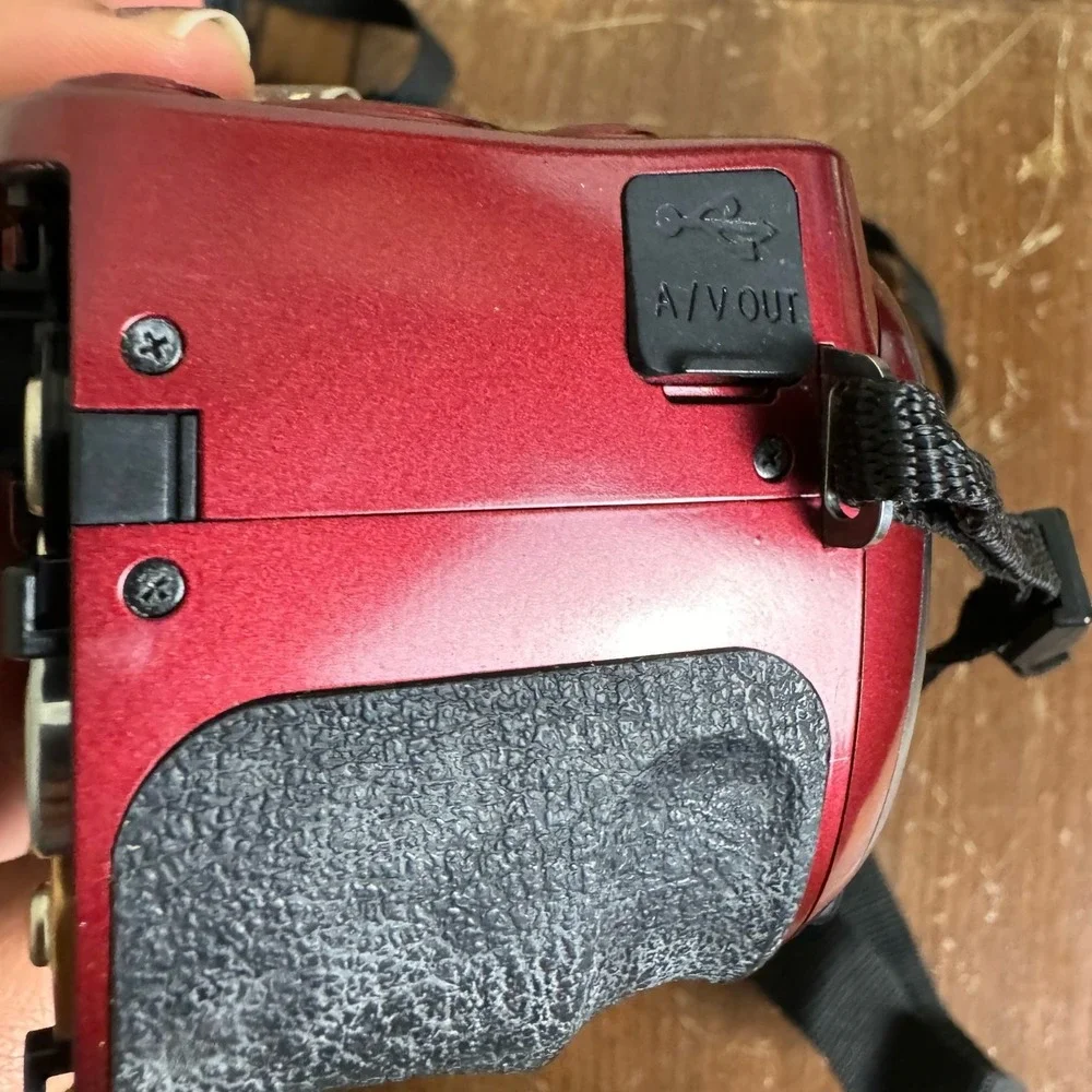 GE‎ X5 Power Pro Series 14.1 MP Digital Camera with 15X Optical Zoom Red WORKS